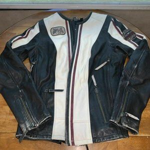 HARLEY DAVIDSON ALYSSA LEATHER RIDING JACKET